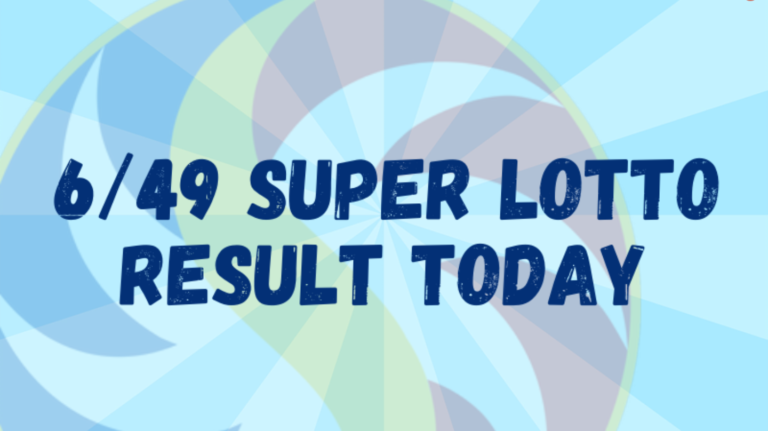 6/49 Super Lotto Result Today, October 2, 2022 Sunday