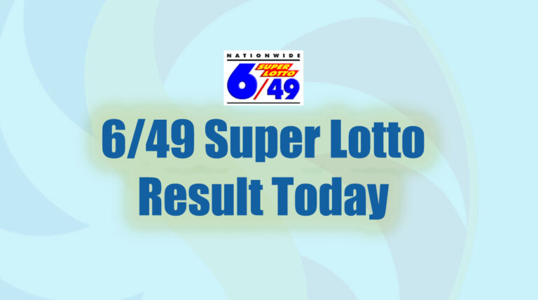 6/49 Super Lotto Result Today, April 2, 2023 Sunday