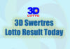 3D Lotto Result Today