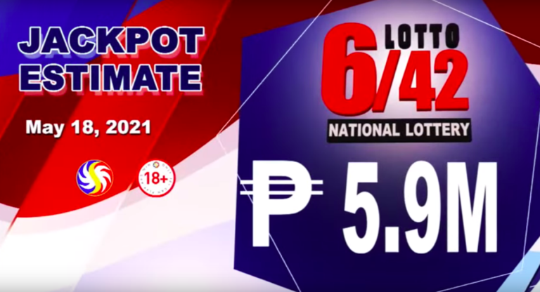 6/42 Lotto Result Today May 18, 2021, Tuesday  from PCSO