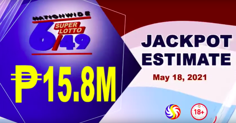 6/49 Super Lotto Result Today, May 18, 2021 Tuesday from PCSO