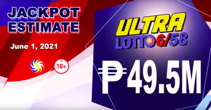 6/58 Ultra Lotto Result Today