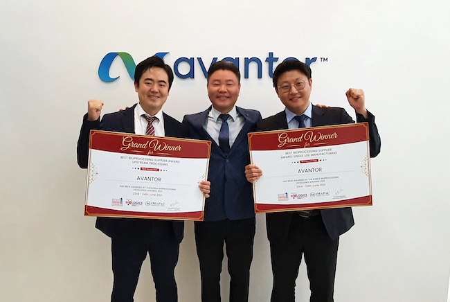 Avantor Named Best Company in Bioprocessing Excellence for Single-use Solutions and Best Bioprocessing Supplier for Upstream Processing at Biologics Manufacturing Korea 2021