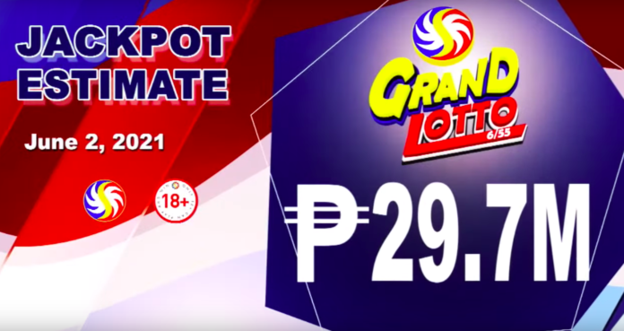 6/55 Grand Lotto Result Today