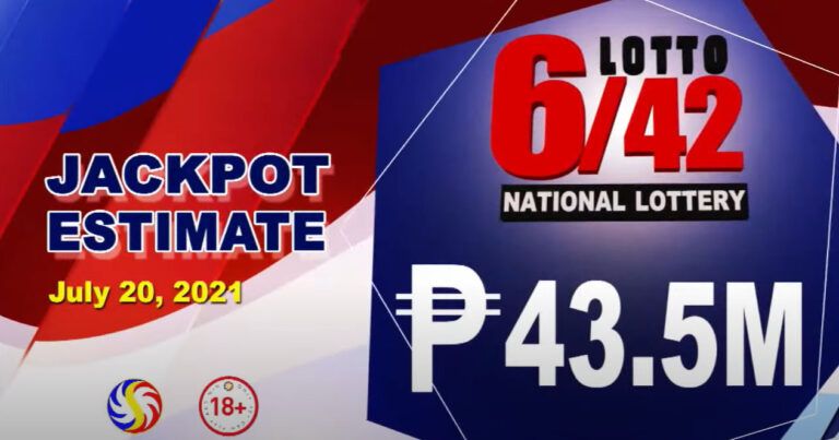6/42 Lotto Result Today July 20, 2021, Tuesday from PCSO Draw