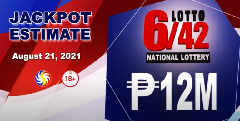 6/42 Lotto Result Today August 21, 2021 PCSO Draw