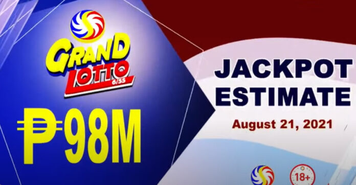 6-55 August 21 6/55 Grand Lotto Result