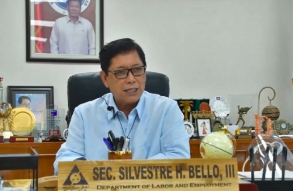 Labor Secretary Silvestre Bello III
